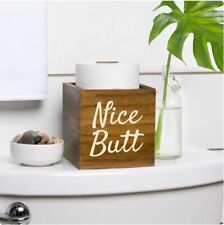 Nice Butt Wood Storage Box picture
