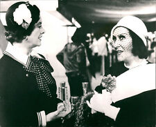 Myrna Loy and Gloria Swanson in conversation be... - Vintage Photograph 2529977 picture