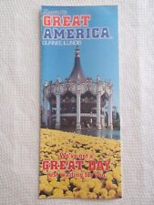 Marriott's Great America Illinois 1979 Park Brochure Vintage Rare Retro picture