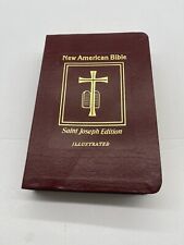 Vintage 1992 New American Bible saint Joseph Edition / Illustrated picture