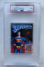 1978 TOPPS SUPERMAN FIRST SERIES WAX PACK PSA 9 picture