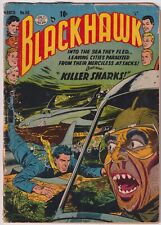 Blackhawk #50 (1952) FR 1.0 1st Appearance of Killer Shark Quality Comics picture