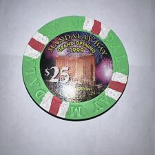 $25    Mandalay Bay Grand Opening obsolete las vegas  casino chip picture