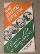 RARE 1946 Kentucky State Fair Book Louisville KY - GREAT GREGORESKO & more picture