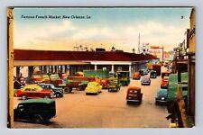 New Orleans LA-Louisiana, Famous French Market, Antique, Vintage Postcard picture