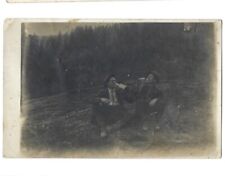 c1910 Two Guys Men Drinking Beer Alcohol Elkton Oregon OR Gay Int RPPC Postcard picture