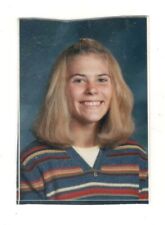 Vintage Photo Teenage Girl High School Portrait 1990's DST97 c picture