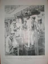 Photo a British Royal Navy Carpenter's Shop 1899 picture