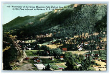 c1950's Panorama of the Green Mountain Falls District Colorado CO Postcard picture