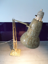 Vintage Anglepoise Lamp, Herbert Terry, Gold scumble glaze, working picture