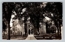RPPC Luverne MN, Courthouse, Minnesota Vintage Postcard picture