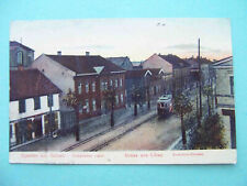 LATVIA, Libau 1909 TRAM, Suvorov street. Russian postcard picture
