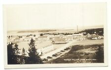 Eastport ME Quoddy Village from Rice's Hill RPPC Postcard Maine picture