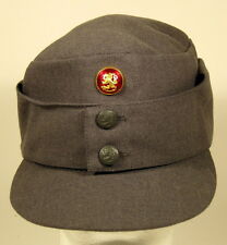 Finnish Finland Army M/65 Field Utility Dress Hat Cap W/ Officer Cockade Pip picture
