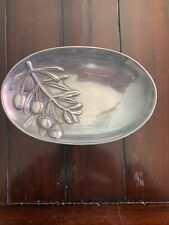 Mariposa 1995 Brillante Made in Mexico Olive Metal Plate picture