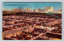 Chicago IL-Illinois, Part Union Stock Yards, c1954, Vintage Postcard picture