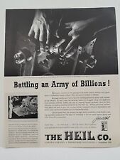 1942 The Heil Company Fortune Magazine WW2 Print Ad Milwaukee ARMY War Machinery picture