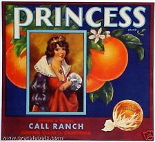 *Original* PRINCESS Corona Riverside CALL Royal Crown Orange Label NOT A COPY picture