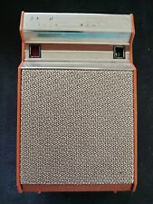 Vintage Sears Solid State 7 Silvertone Battery Transistor Radio UNTESTED Orange picture