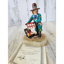 Ron Lee highwayman crown hobo traveler Chihuahua dog vintage 1996 gold figurine picture