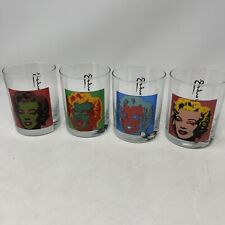 Andy Warhol Marilyn Monroe Set of 4 Glasses picture