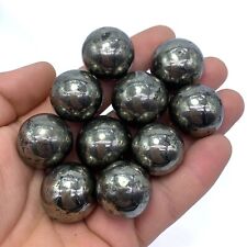 10 Pcs Great Quality Pyrite Medium Size Ball/Spheres, Pyrite, Pyrite Sphere picture