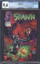 Spawn 1 CGC 9.6 White Pages Image 1993 Todd McFarlane Nice Copy picture