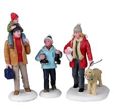 Lemax GOING SKATING Set of 3 # 22129  Christmas Vail Village Figurines Brand New picture