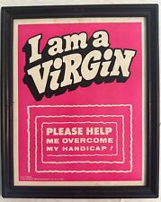 Vintage 1972 Franco American Novelty 8x10 I AM A VIRGIN - NYC picture