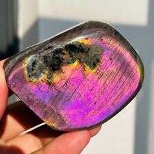 173g Rare Amazing Natural Purple Labradorite Quartz Crystal Specimen Healing picture