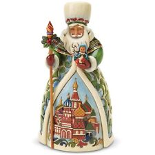 Jim Shore Heartwood Creek Russian Santa Claus 7-inch Christmas Figurine Russia picture