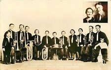 Postcard RPPC 1920s Illinois Evanston religion family orchestra IL24-1340 picture