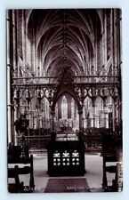 RPPC LICHFIELD Cathedral screen Staffordshire England UK Postcard  picture