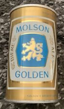 Molson Golden STRAIGHT Steel Button Top Beer Can picture