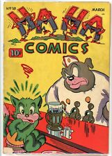 HA HA COMICS #18 AFFORDABLE GRADE SCARCE 1945 GEM HILARIOUS COVER picture