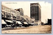J90/ Ripon Wisconsin RPPC Postcard c1910 Main Street Stores Hotel  312 picture