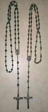 Vintage ~ Lot Of 2 Sterling Silver Creed Rosaries Rosarys  picture