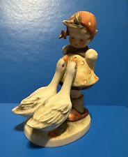 Vintage Hummel West Germany Girl w 2 Geese Goose Figurine Figure #47 3/0 4.75” picture
