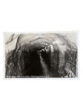 *RARE VINTAGE REAL PHOTO Postcard Tunnel Chimney Rock B/W Early 1900s Blue Ridge picture