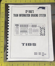 1992 CP Rail's Train Information Braking System For Models 6656,6653 Manual picture