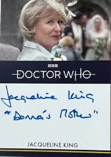 Jacqueline King Inscription Autograph Card from Doctor Who Series 1 - 4 b picture