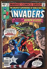 Invaders #40 MARVEL Comics 1979 Final Baron Blood App. - VF- picture