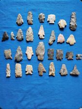 Authentic Arrowheads Native American Artifacts Pieces Lot Group  picture