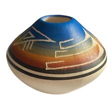 Signed Navajo Indian Reservation Grand Canyon Vase Native American Pottery picture