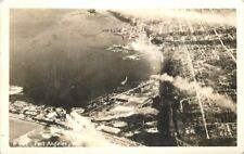 Aerial Port Angeles Washington 1943 RPPC Photo Postcard Birdseye 12456 picture