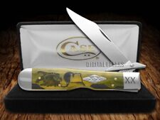 Case xx Yellowhorse Cheetah Knife Early Morning Singer Olive Green Bone 1/500 picture