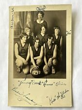 Photo Postcard Women’s  Basketball Team Year Of 1929-1930 - Lesbian Interest picture