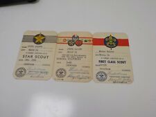 Three 1959-60 Boy Scout  Pocket Cards / Merit Badges Onondaga Council  picture