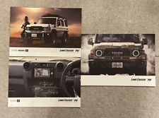 New Toyota Land Cruiser 70 Car Catalog with Optional Parts Guide Japan Exclusive picture