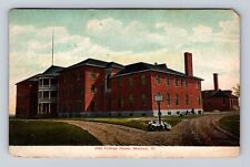 Mattoon IL-Illinois, Odd Fellows Home, Antique, Vintage Souvenir c1908 Postcard picture